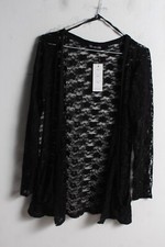 Urban Diva Womens Lace Cardigan Top - Black - Size S M (K73) NEW