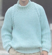 Knitting Pattern Mans Raglan