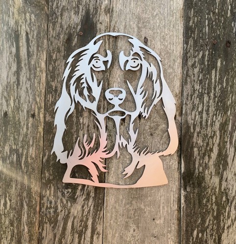 Cocker spaniel dog - cocker, steel