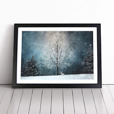 Hare in a Winter Forest Framed