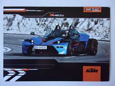 KTM X-BOW orig UK Mkt Small Format Sales Leaflet Brochure 