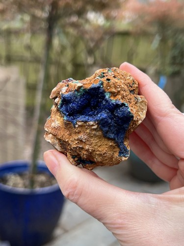 Large azurite malachite - azurite,