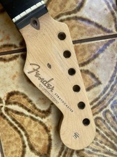 Licensed by Fender 22 Fret Stratocaster Neck / Ebony Fingerboard / Good Cond