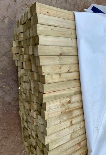 Pressure treated - 2”x2”,