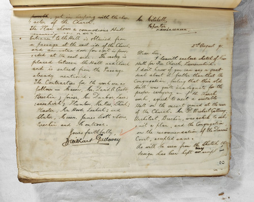 Architect copying letter book - architect,
