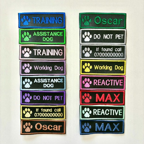 Personalised embroidered dog - personalised,