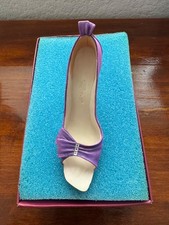 Just The Right Shoe Raine Felicity Purple High Heel Miniature Shoe 25193 2002