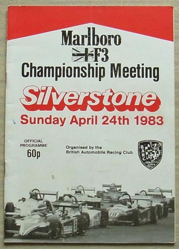 Silverstone apr 1983 - silverstone,
