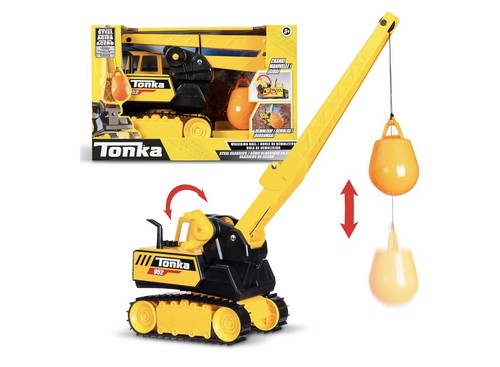 Tonka wrecking ball crane toy - crane,