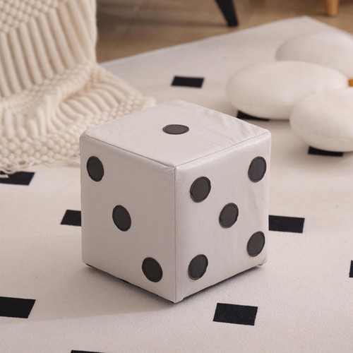 Dice cubic foot stool - cubic,