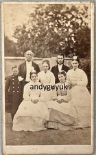 CDV FINE SERVANT GROUP FARINGDON BY GRANT STAFF COUNTRY HOUSE UNIFORM FOOTMAN