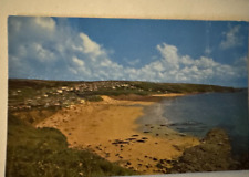 vintage Postcard, Praa Sands Cornwall 