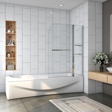 Shower 180° Pivot Bath Screen