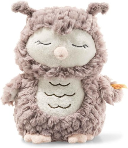Steiff ollie owl rosé - ollie,
