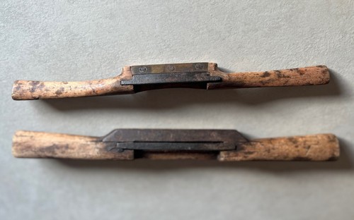 Vintage wooden spokeshaver - spokeshaver,