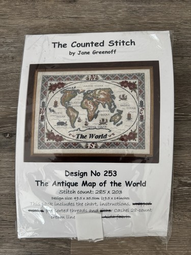 Antique map the world - antique,