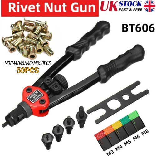 50pcs threaded nut - threaded, riveter