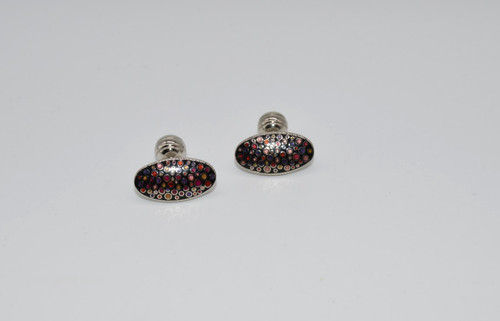 Duchamp cufflinks oval polka - duchamp,