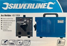 New Silverline Heavy Duty 100A ARC Welder 240V + Mask & Brush Stick Welder