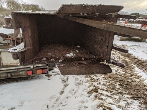 Digger bucket rot holds - digger,