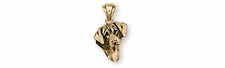 Rhodesian Ridgeback Jewelry 14k Gold Handmade Rhodesian Ridgeback Pendant  RDG7-