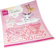 Marianne Designs Metal Cutting Dies Eline's Goat Family  COL1570