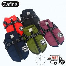Large Dog Coat Harness Winter