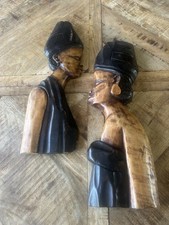 Pair vintage african hand - vintage,