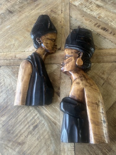 Pair vintage african hand - african,