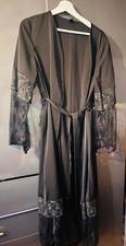 women open abaya black (large