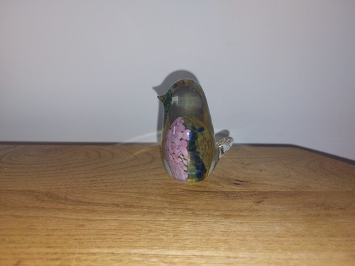 Mdina glass bird ornament