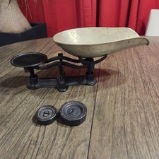Antique Black Cast Iron Scale