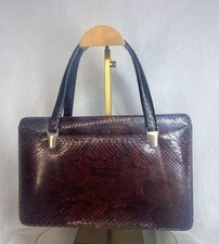 A vintage  python skin Handbag