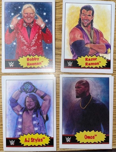 Topps living set wwe choose - topps,