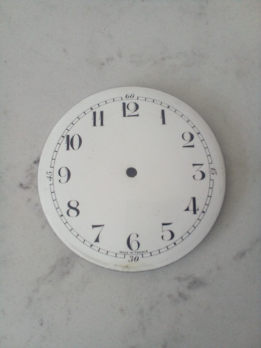 Vintage enamel clock dial - clock, vgc
