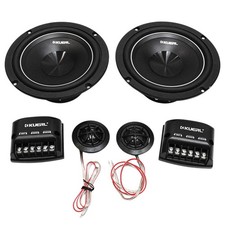 6.5" 2 Way Car Audio Component Speaker 4 Ohm Max 160W Subwoofer Speakers Kit New