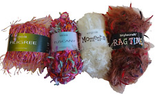 Job Lot/x4/Sidar/KingCole/StyleCraft/Fashion Knitting Yarns/50g&25g/Multicolour