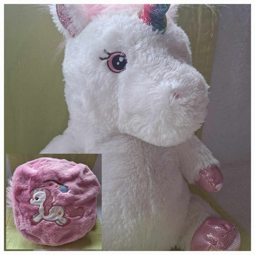 Aurora pillow white unicorn - aurora,