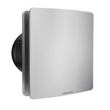 6 Inch Chrome Extractor Fan with Timer Bathroom Kitchen 150mm Fan 6" IPX4 Vent 