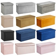 Folding ottoman chest - ottoman,