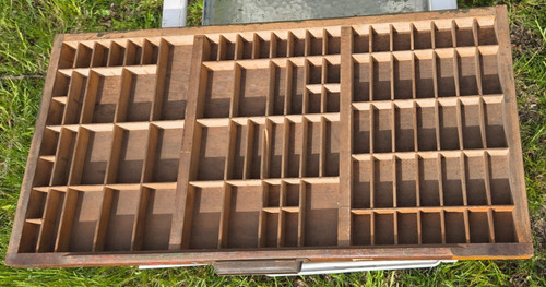 Vintage stevens type press - type,