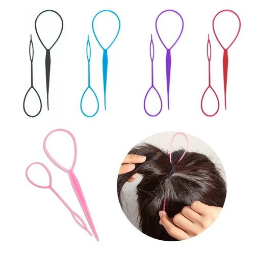Hair styling loop tool - styling,