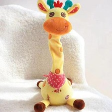 Kid s Favorite Dancing Giraffe Plush Singing Animal Plush Doll for Holiday