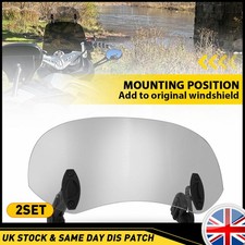 Motorcycle Clip On Windshield