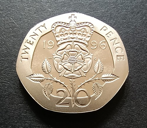 1996 twenty pence 20p proof - twenty,