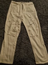 Beige Boohoo Extreme Ripped