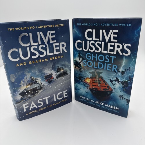 Clive cussler hardback 2 - x,
