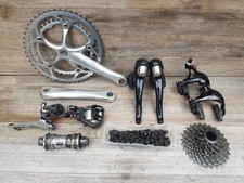 Shimano Ultegra 105 5700 Tektro 2x10 speed road racing bike groupset