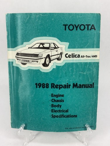1988 toyota celica all trac - toyota, all-trac