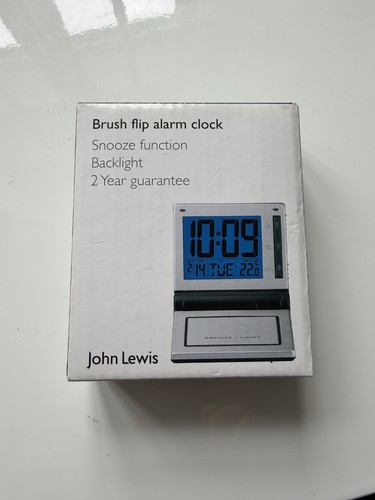 John lewis brush - flip, alarm